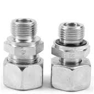 CONECTOR ROSCA MACHO BSPP JUNTA ED TUERCA 10L