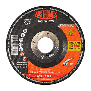 DISCO ABRASIVO DESBASTE 4 1/2 X 1/4 X 7/8