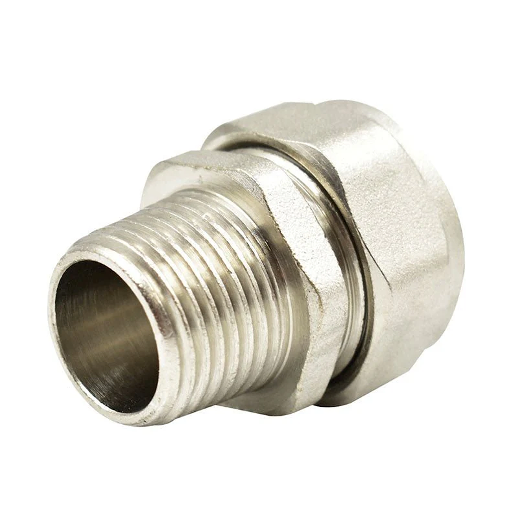 ADAPTADOR MACHO DE 1/2 NPT A 5/16 FLEER 1