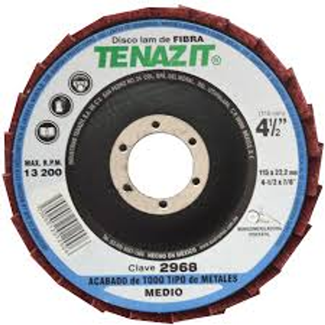 DISCO ABRASIVO LAMINADO 4 1/2 X 7/8