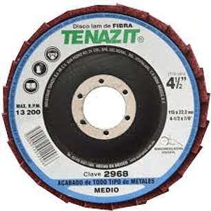 DISCO ABRASIVO LAMINADO 4 1/2 X 7/8