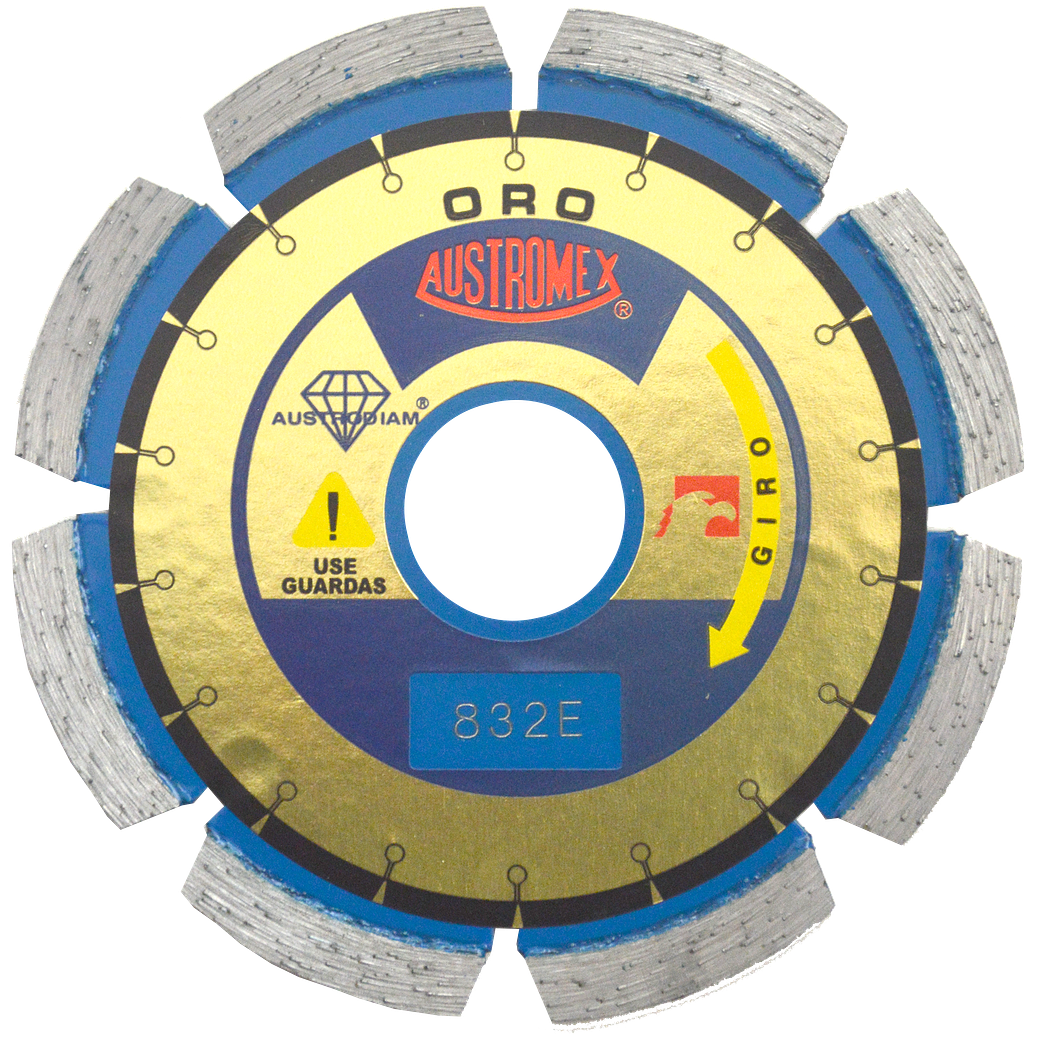 DISCO DE DIAMANTE DE 105 X 2.0 X 22.23 MM PARA CORTE EN SECO DE MATERIALES DE CONSTRUCCIÓN EN GENERAL COMO CONCRETO, LADRILLO, MÁRMOL Y OTRAS PIEDRAS NATURALES, EXCEPTO GRANITO Y CANTERA 1