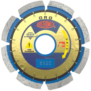 DISCO DE DIAMANTE DE 105 X 2.0 X 22.23 MM PARA CORTE EN SECO DE MATERIALES DE CONSTRUCCIÓN EN GENERAL COMO CONCRETO, LADRILLO, MÁRMOL Y OTRAS PIEDRAS NATURALES, EXCEPTO GRANITO Y CANTERA