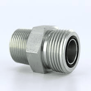 ADAPTADOR MACHO DE 1/4 FLEER A 3/4 R. RECTA C/ORING