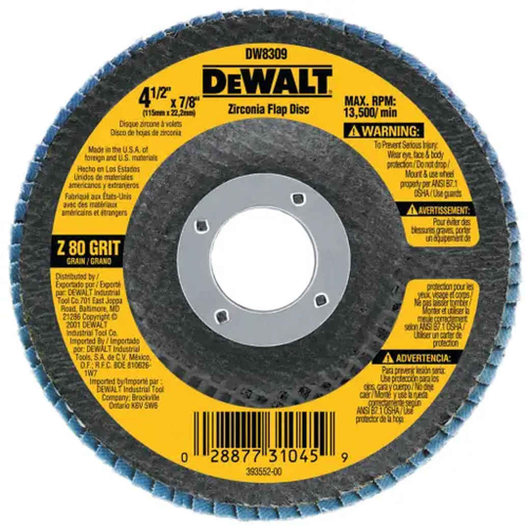 DISCO ABRASIVO LAMINADO 4 1/2