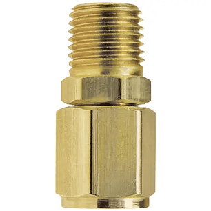 ADAPTADOR 1/4 NPT HEMBRA A 1/4 ROSCA RECTA