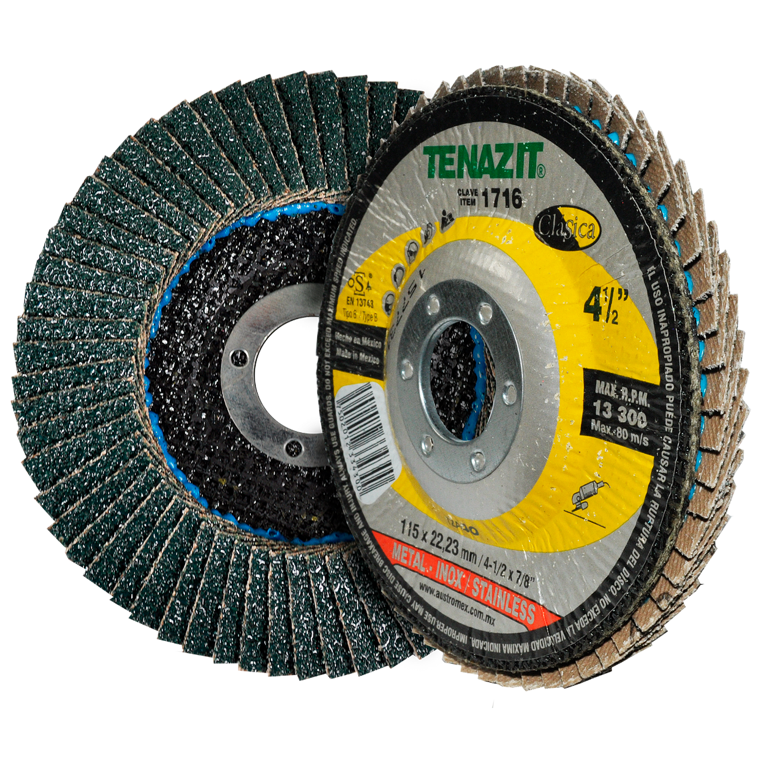 DISCO ABRASIVO LAMINADO 4 1/2