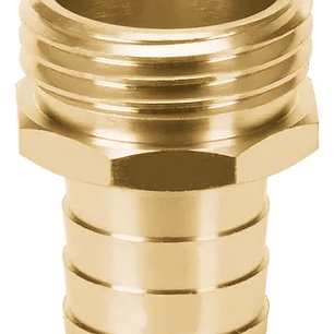 CONEXIÓN DE LATON MACHO 3/4