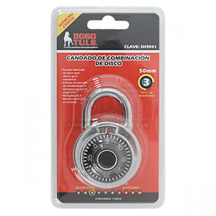 CANDADO DE COMBINACION 50MM DE DISCO