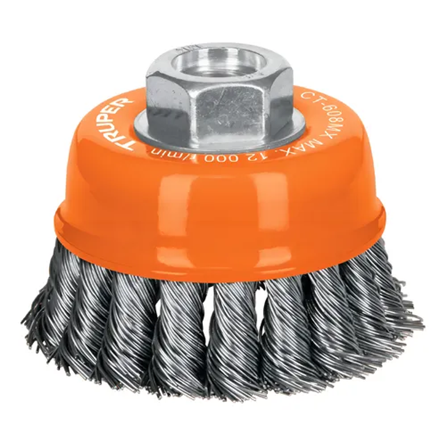 CARDA COPAALAMBRE TRENZADO GRUESO 3'M14'MM ESMERIL 17530 1