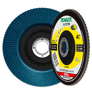 DISCO ABRASIVO LAMINADO 4.1/2X7/8. TZA120