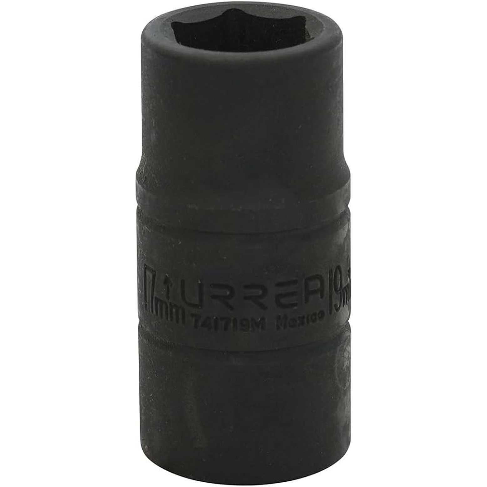 Dado de impacto corto doble boca métrico cuadro de 1/2