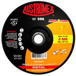 DISCO ABRASIVO DESBASTE 7 X 5/32 X 7/8