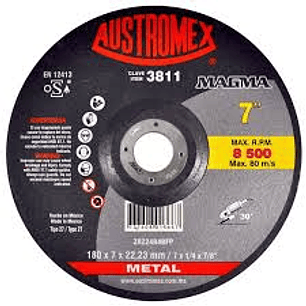 DISCO ABRASIVO DESBASTE 7