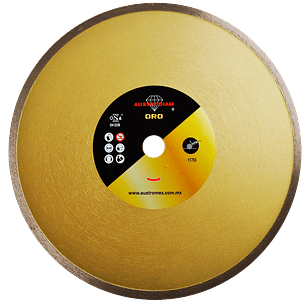 DISCO DE DIAMANTE DE 350 X 2.0 X 25.4 MM PARA CORTE EN HÚMEDO DE VIDRIO, OBSIDIANA Y OTROS MATERIALES FRÁGILES