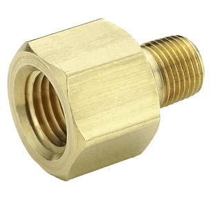 ADAPTADOR DE BRONCE HEMBRA 3/8 NPT A 3/8 FLER MACHO