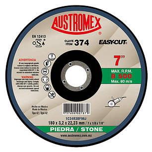 DISCO ABRASIVO DESBASTE 7