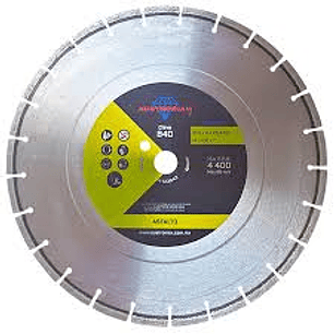 DISCO DE DIAMANTE DE 350 X 3.0 X 25.4 MM PARA CORTE DE ASFALTO Y CONCRETO VERDE