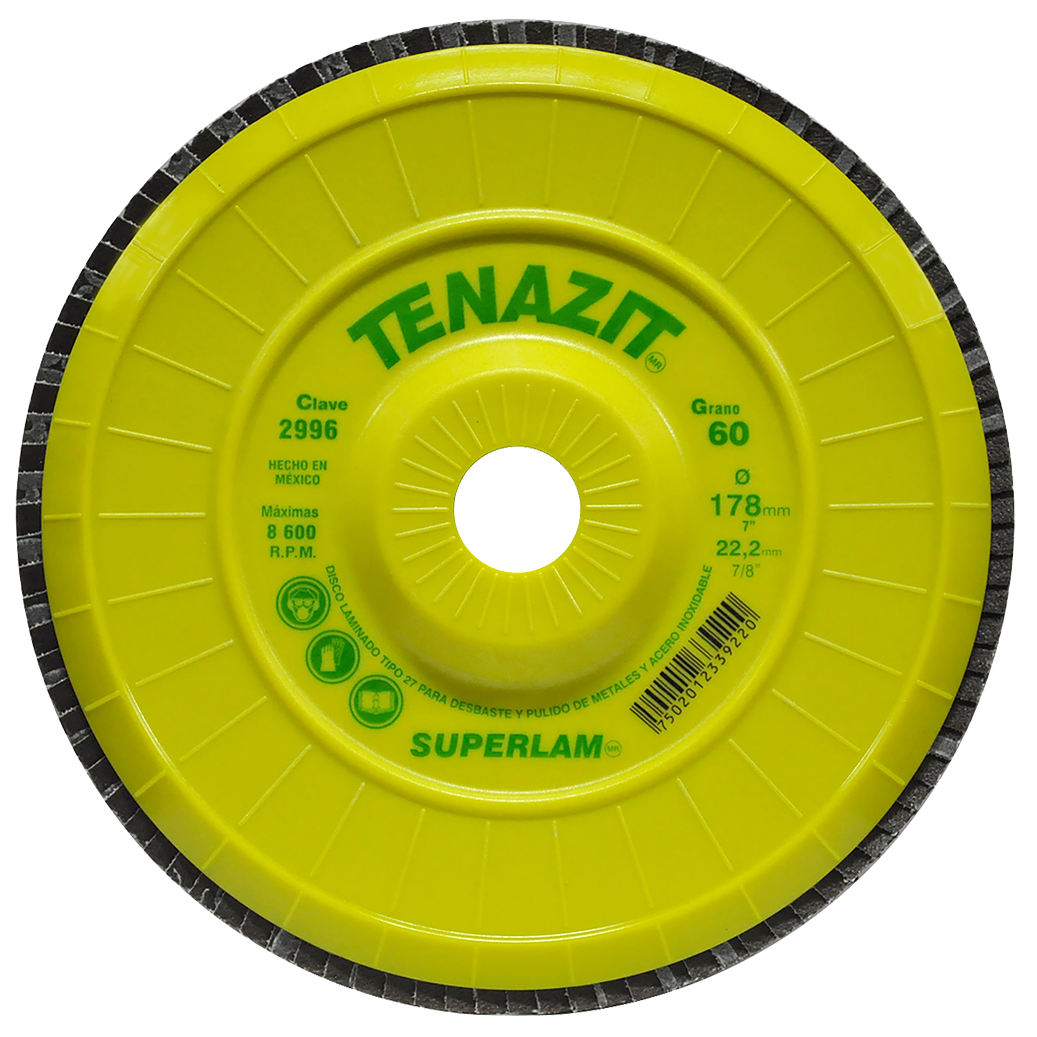 DISCO ABRASIVO LAMINADO 7 X 7/8 G60 1