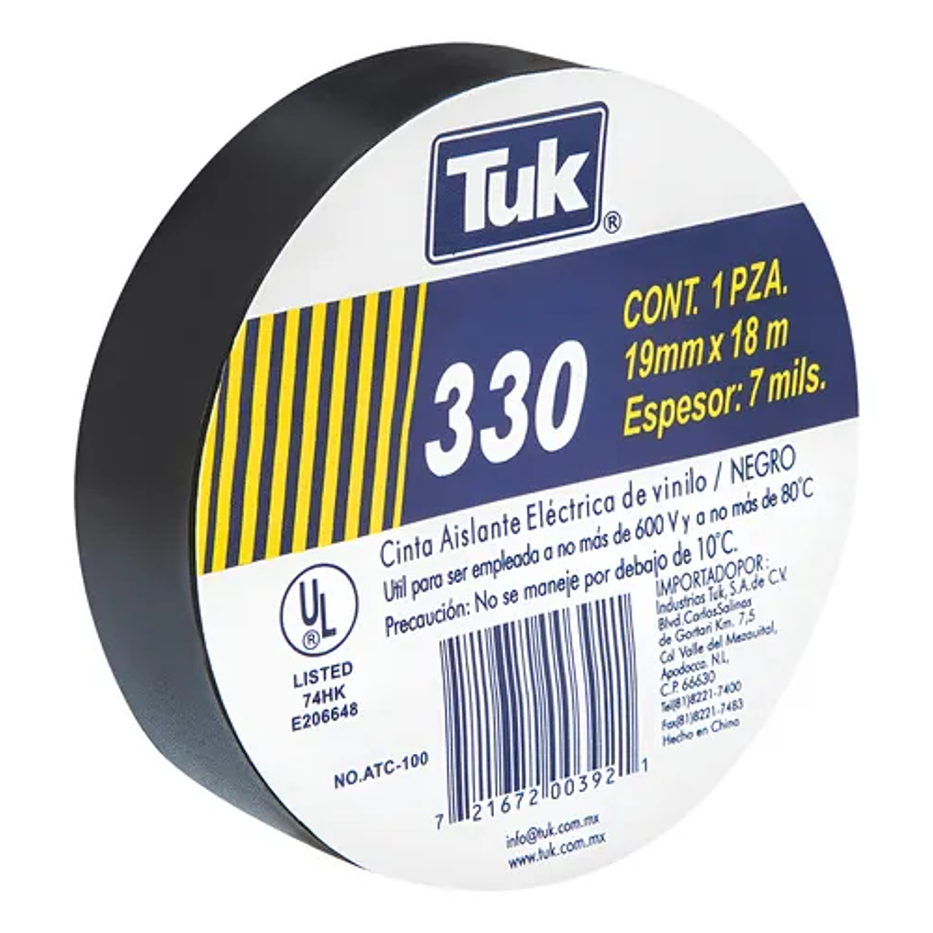 CINTA DE VINILO NO. 330 19X18 1
