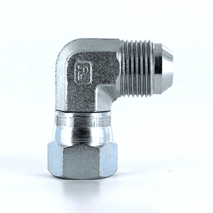 ADAPTADOR CODO 90 DE 1/2 JIC 37 HEMBRA GIRATORIO A 1/2 JIC 37 MACHO