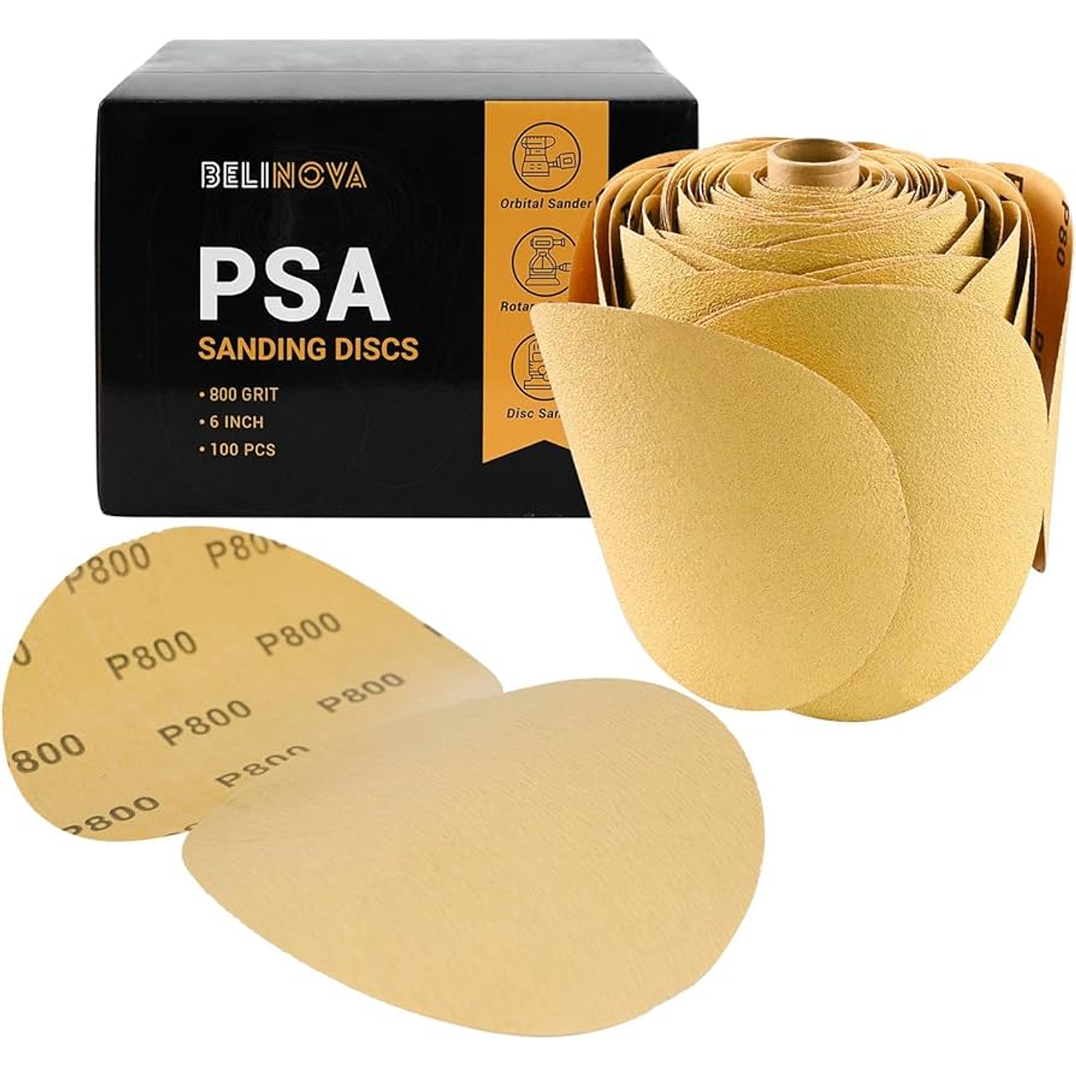 DISCO DE LIJA GRANO 800 X 8