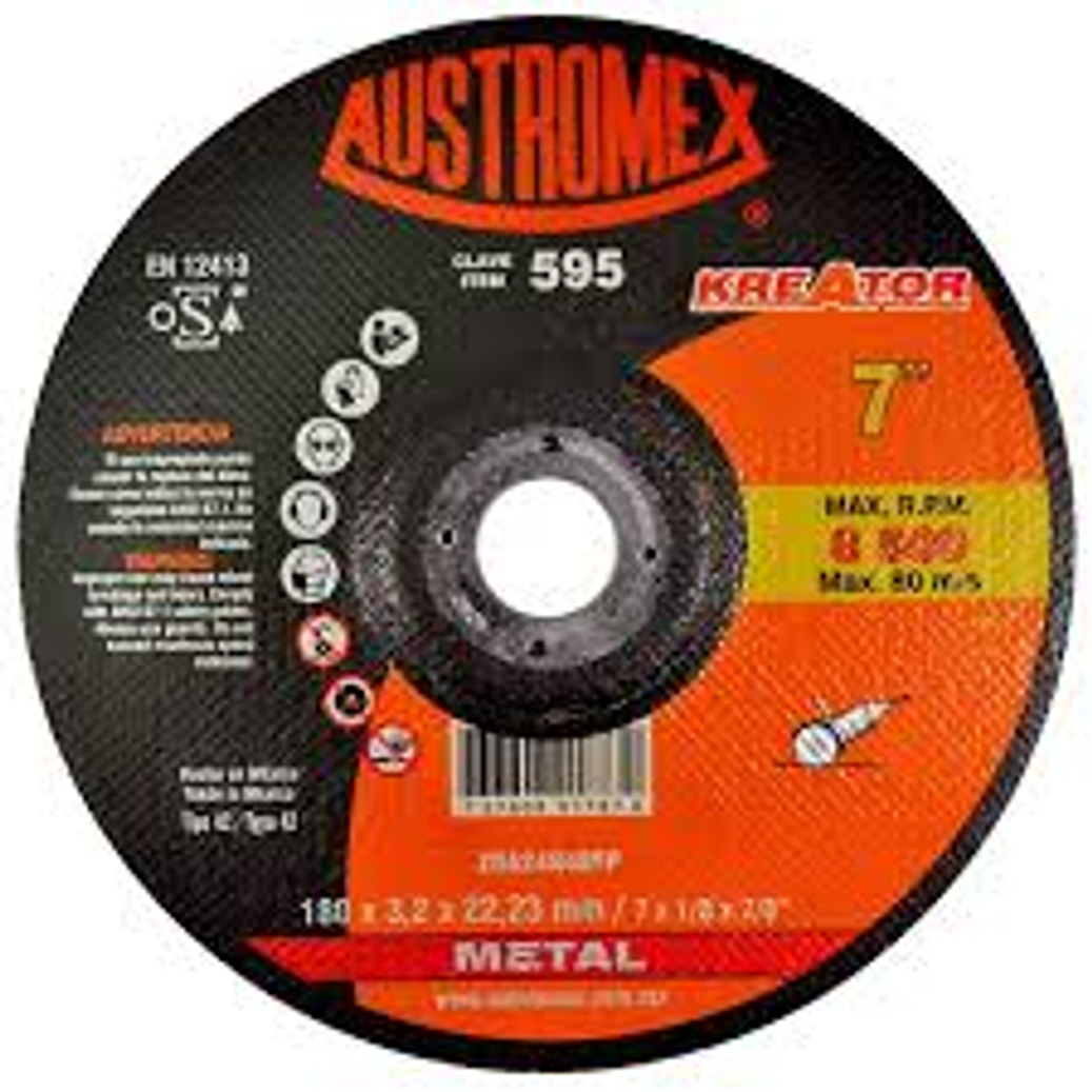 DISCO ABRASIVO DESBASTE 7X1/8X7/8 1