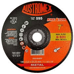 DISCO ABRASIVO DESBASTE 7X1/8X7/8