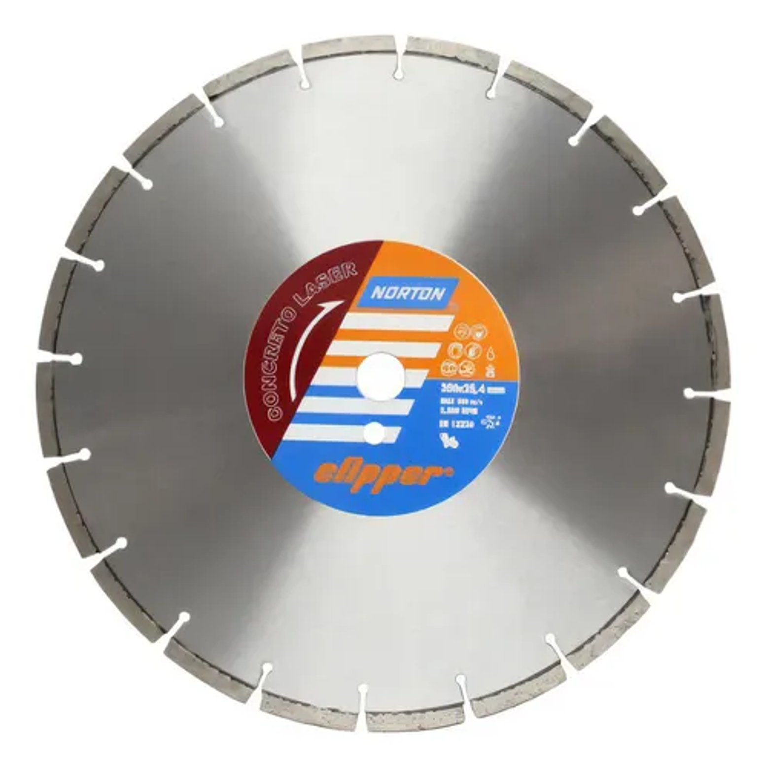 DISCO ABRASIVO CORTE CONCRETO 350 X 4 X 25.4 1