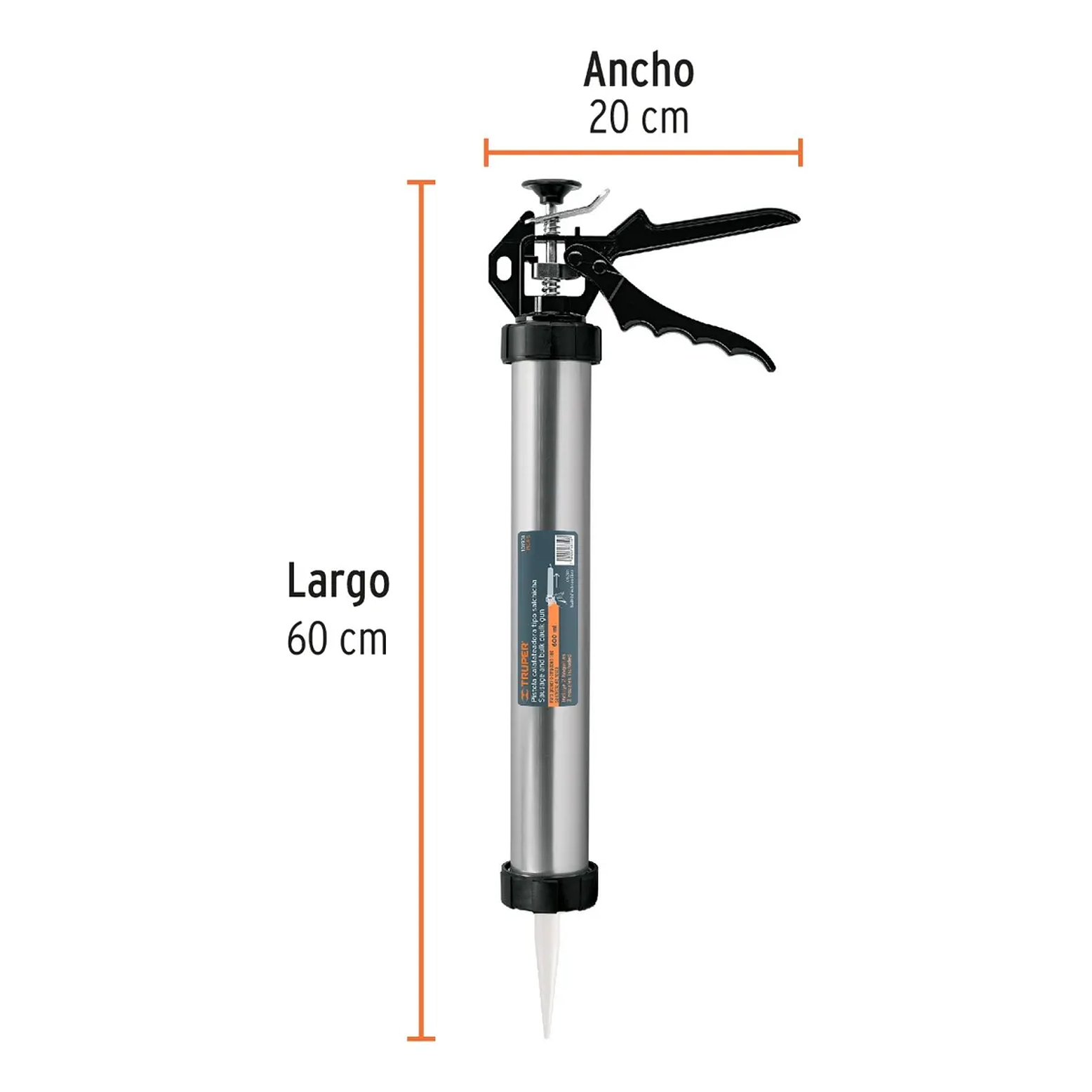 PISTOLA CALAFATEADORA PARA SALCHICHA DE 600 ML PICA-S 2