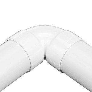 CODO PVC RIGIDO EDIFICIO 90GR P/AGUA FRIA/AGUA CALIENTE SOLDABLE 3PUL