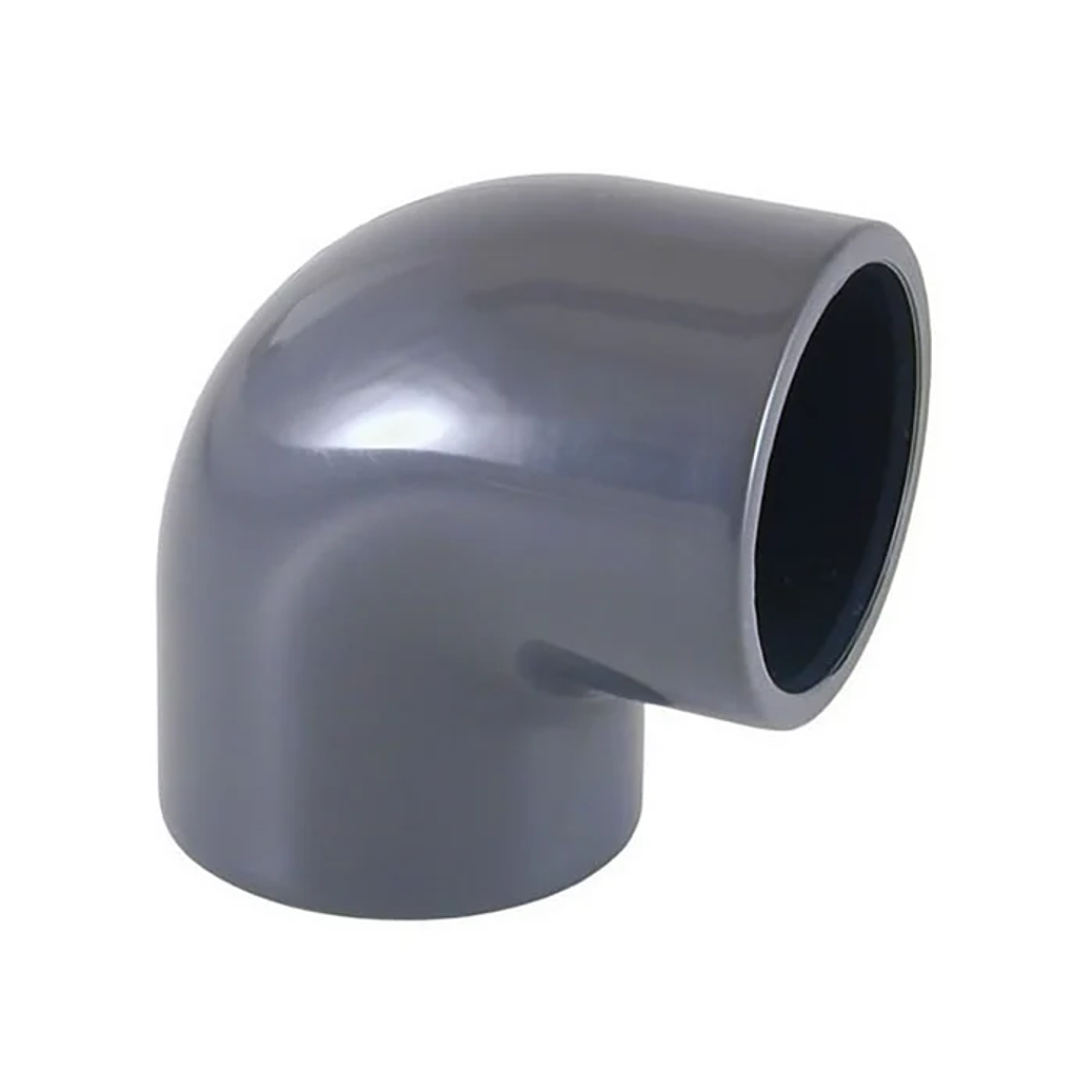 CODO PVC RIGIDO EDIFICIO;90GR;P/AGUA FRIA;SOLDABLE;1PUL 1