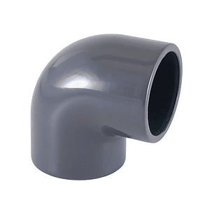 CODO PVC RIGIDO EDIFICIO;90GR;P/AGUA FRIA;SOLDABLE;1PUL