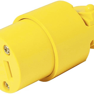 CONTACTO BLINDADO CON ABRAZADERA PLASTICA ATERRIZADO 15A 127V