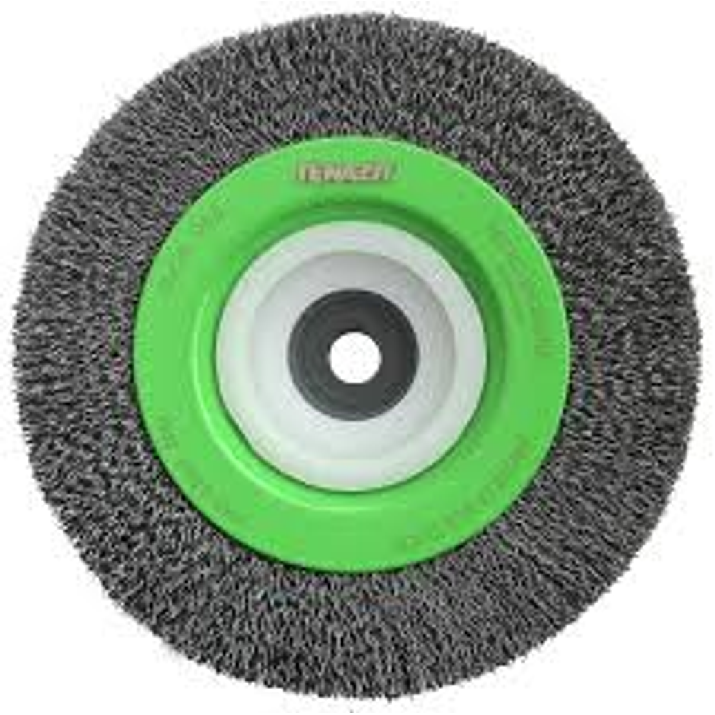 CEPILLO CIRCULAR ONDULADO DE 150 X 0.356 X ME MM PARA LIMPIEZA DE SUPERFICIES METÁLICAS Y REMOCIÓN DE SOLDADURA, PINTURA, CORROSIÓN, FUNDICIÓN Y CUALQUIER ADHERENCIA 1