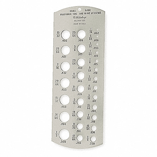 CALIBRADOR DE BROCAS 185