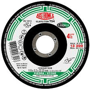 DISCO ABRASIVO CORTE DE CONCRETO DE 41/2X1/8X7/8