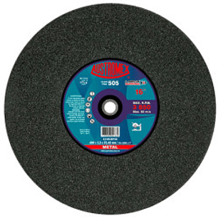 DISCO ABRASIVO DE 400 X 3.5 X 25.40 MM PARA CORTE DE TODO TIPO DE ACERO, HIERRO Y VARILLA