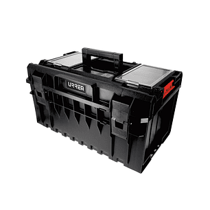 Caja portaherramientas plástica modular con compartimentos 23