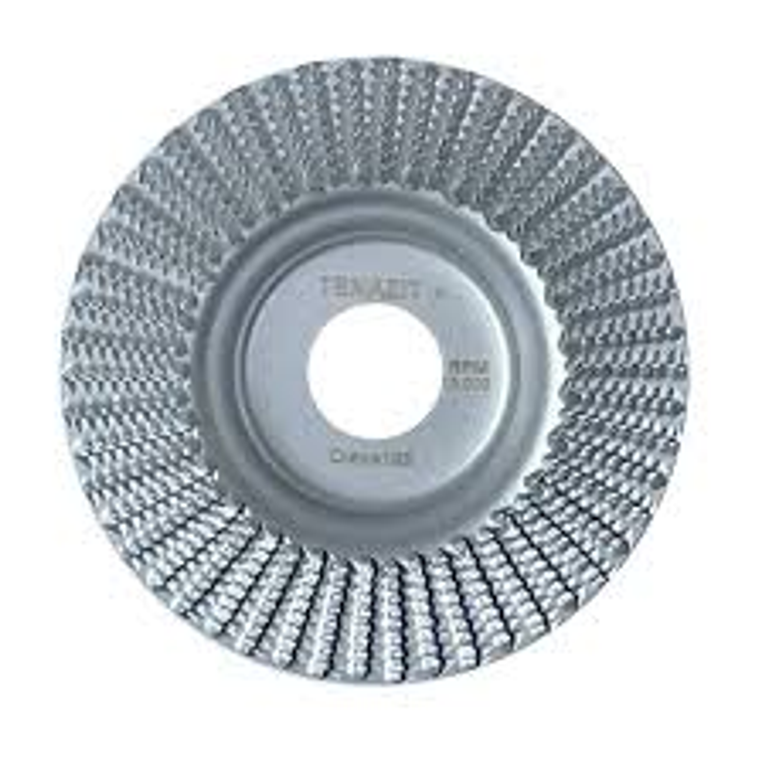 DISCO DE METAL DE 100 X 22.2 MM PARA DESBASTE DE MADERA. 1