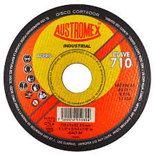 DISCO ABRASIVO PARA CORTE DE ACERO AL CARBÓN DE 115 X 1 X 22.23 MM