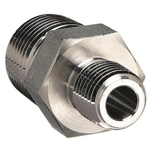 ADAPTADOR NIPLE DE1/2 A 3/8 DE ACERO NPT PARA 5000 LBS