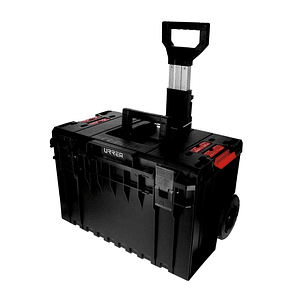 Caja portaherramientas plástica modular con compartimentos 23