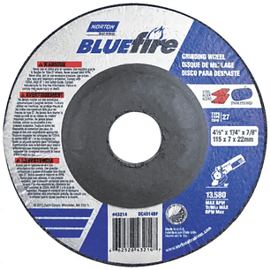 DISCO ABRASIVO DESBASTE P/METAL 7 X1/8X 7/8 CHARGER (66252929863)