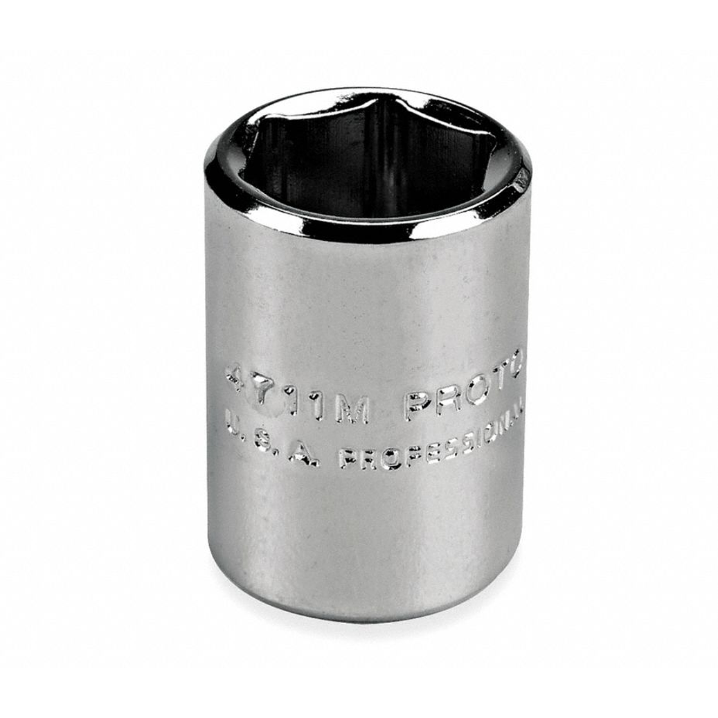 DADO ENTRADA DE 1/4 PUNTA HEXAGONA CORTA 6 MILIMETROS 1