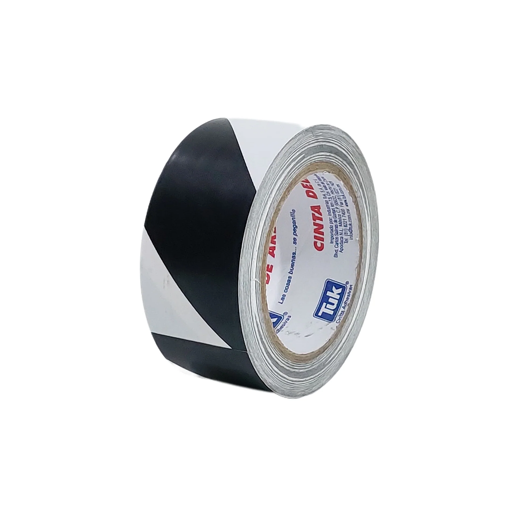 CINTA DE AREAS PARA DELIMITAR BLANCO/NEGRO 48MM X 33METROS MODELO 340 1