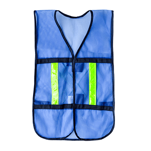 CHALECO DE MALLA AZUL C/REFLEJANTES