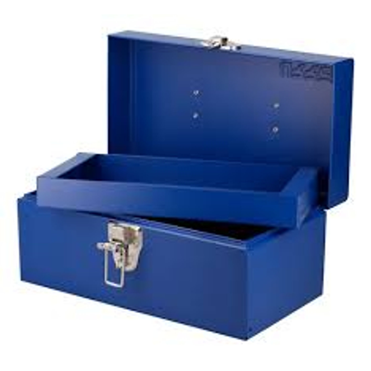 Caja portaherramientas metálica color azul 11