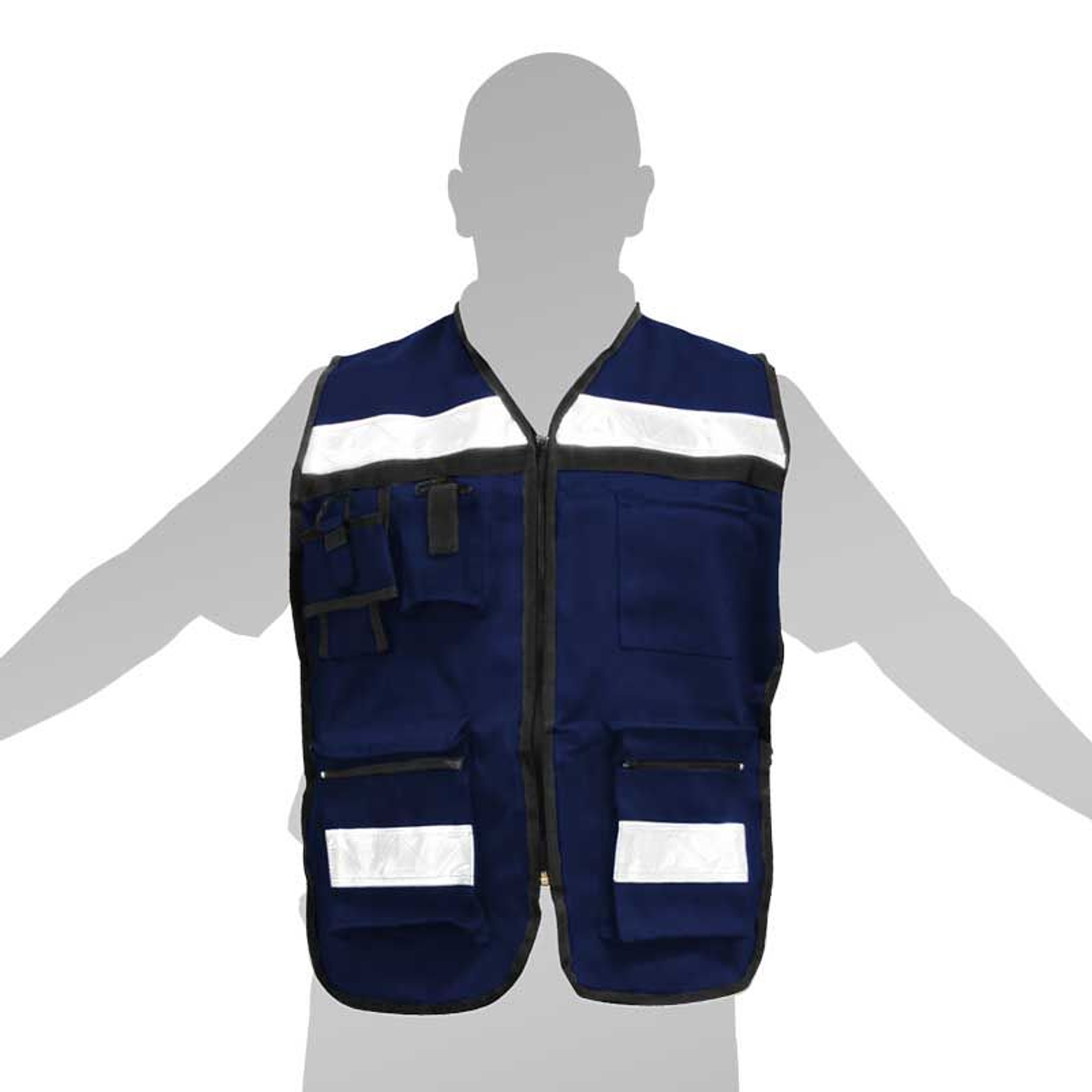 CHALECO GABARDINA AZUL MARINO CENTURY 1