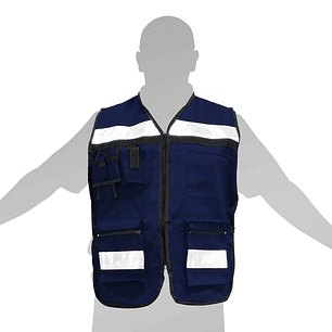 CHALECO GABARDINA AZUL MARINO CENTURY